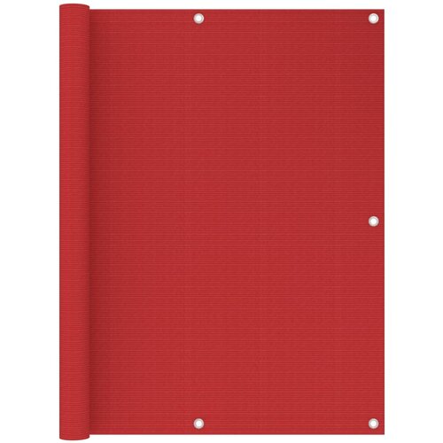 vidaXL Balkonsko platno rdeče 120x300 cm HDPE Cene