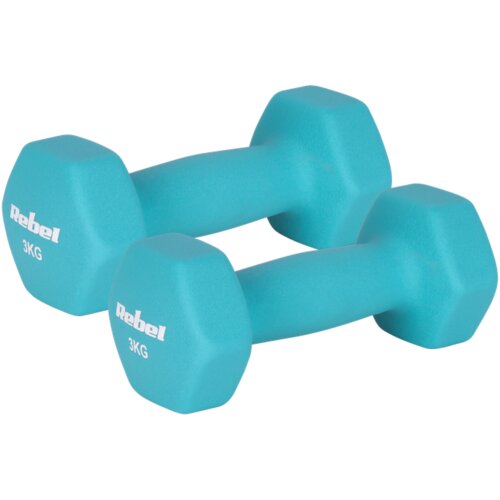 Rebel Active HEX 2x3kg neoprenske bučice od lijevanog željeza Cijene