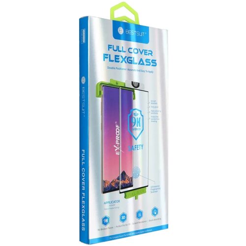  Za&amp;scaron;čitno kaljeno steklo Flexi Hybrid za Samsung Galaxy Note 8 - črno Slike