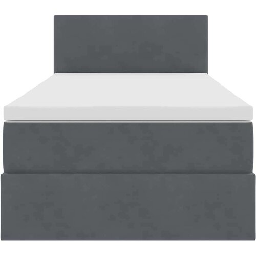  Krevet s od storage s madracem Tamno siva 90 x 200 cm Bar&amp;scaron;un Slike