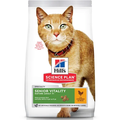 Hill’s Science Plan Mature Adult Senior Vitality s piletinom i rižom - 1,5 kg