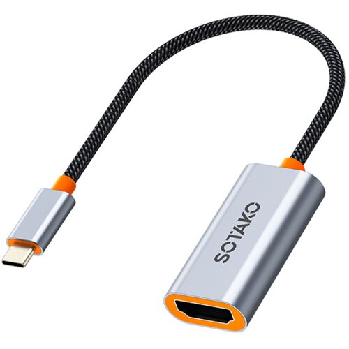  Adapter Sotako Type-C na HDMI 0.2m crni Cene