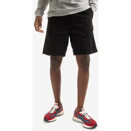 Carhartt WIP Pamučne kratke hlače Flint Short boja: crna, I030480.BLACK-BLACK
