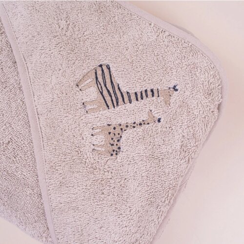 JUSTKIDDIN pe&amp;scaron;kir za bebe Žirafa Bež, 100x100 cm Slike