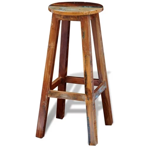  Barski stolček iz trdnega predelanega lesa