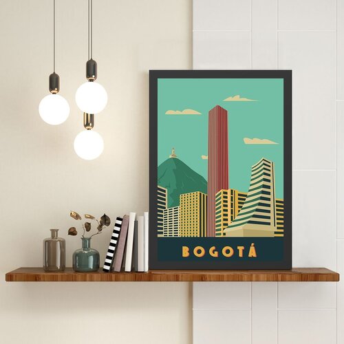 Wallity Uokvirena slika Bogota, 35x45 cm Cene