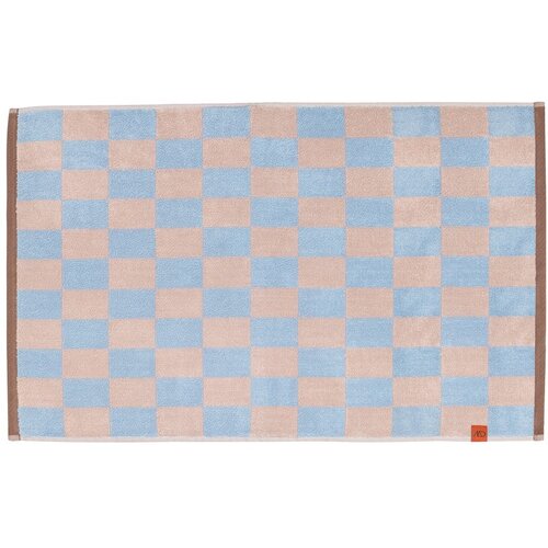 Mette Ditmer Denmark Modra/rožnata kopalni&amp;scaron;ka preproga iz organskega bombaža 50x80 cm Retro &amp;ndash; Slike