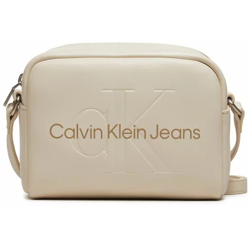 Calvin Klein Jeans Ročna torba Sculpted Camera Bag18 Mono K60K612220 Écru