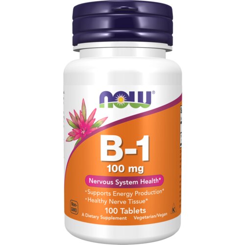 Now Foods Vitamin B1 100 mg, 100 tableta Cene