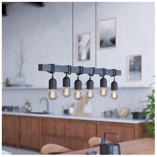 Eglo 44062 -  visilica na sajli townshend 6xE27/60W/230V Cene