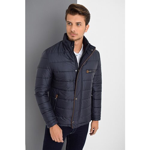 Dewberry M8625 MEN's COAT-LACİVERT Cene