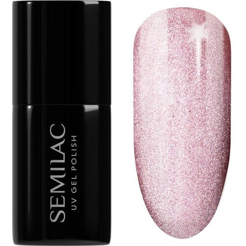 Semilac UV Hybrid Gloss GALA gel lak za nohte z uporabo UV/LED lučke odtenek 661 Linen Gloss 7 ml Cene