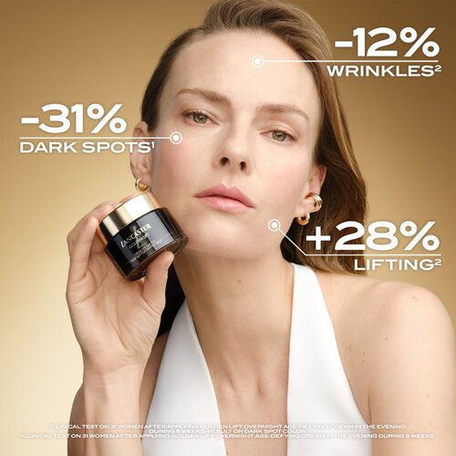 Lancaster Golden Lift Night Cream krema za noć protiv starenja lica 50 ml Slike