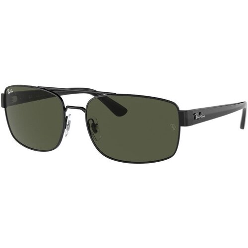 Ray-ban RB3687 002/31 L (61) Črna/Zelena Slike