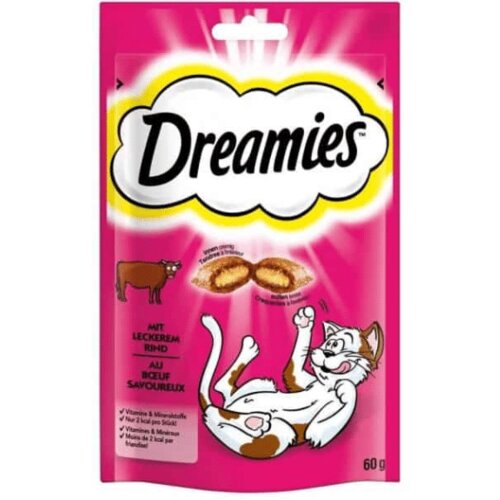 Dreamies poslasica za mačke govedina 60 g 360 g Cene