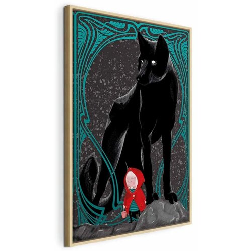  Slika - Red Riding Hood (1 Part) Vertical 40x60 U prirodnom drvenom okviru Cijene