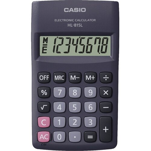 Casio Kalkulator HL-815L-BK KARTON.PAK crni bls Slike