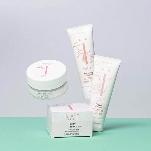 Naif Baby &amp;amp; Kids Nurturing Cream negovalna krema brez di&amp;scaron;av za otroke od rojstva 75 ml Slike