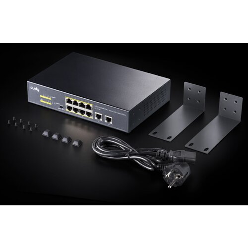 Cudy FS1010P network switch Fast Ethernet (10 /100) Power over Ethernet (PoE) Black Cijene