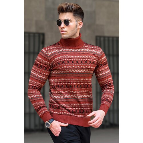 Madmext Tile Turtleneck Knitwear Sweater 5170 Cene