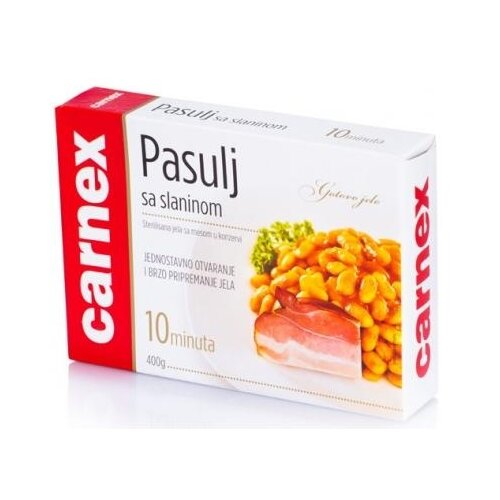 Carnex Pasulj sa slaninom, 400g Cene