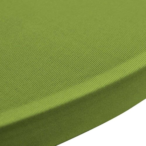 VidaXL Raztegljiva Prevleka za Mizo 2 kosa 60 cm Zelene Barve Slike