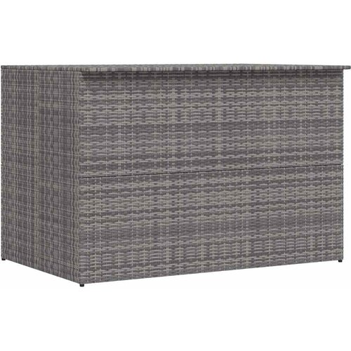  Vrtna kutija za pohranu siva 150 x 100 x 100 cm od poliratana Cijene