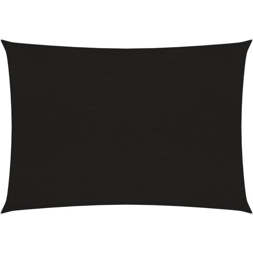 VidaXL Senčno jadro 160 g/m&amp;sup2; črno 2,5x4 m HDPE, (20609073) Slike