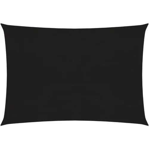 vidaXL Senčno jadro 160 g/m² črno 2,5x4 m HDPE, (20609073) vidaXL Senčno jadro 160 g/m² črno 2,5x4 m HDPE, (20609073)