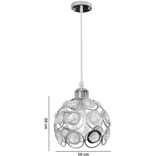 Toolight stropna svjetilka kristal a APP208-1C zlato Slike