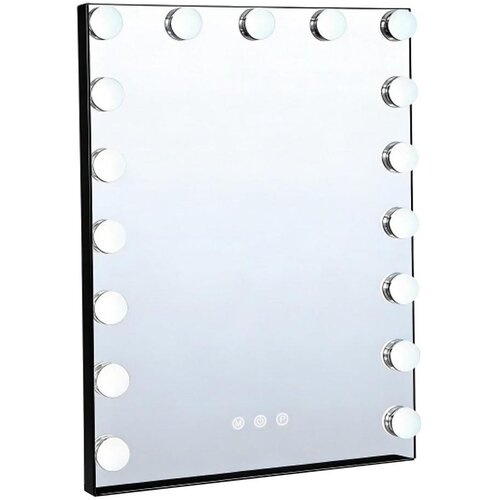 Brilagi LED prigu&amp;scaron;iva make-up ogledalo HOLLYWOOD LED/15W/230V 55x70 cm crna Slike