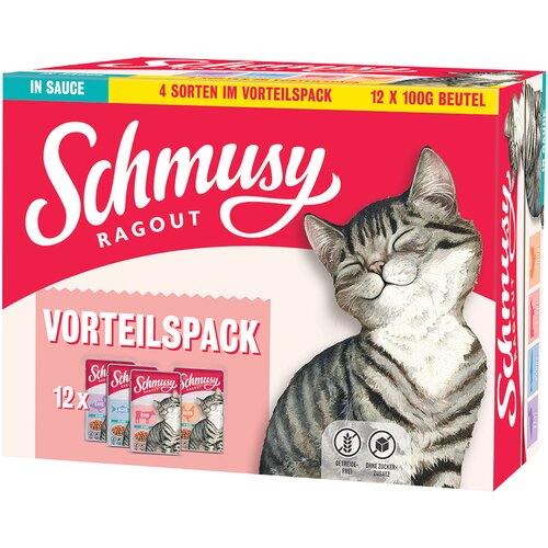 Schmusy Ragout v omaki miks - 24 x 100 g Cene