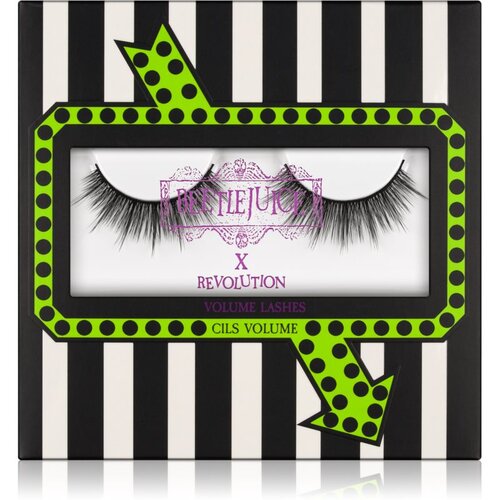 Revolution Beetlejuice Volume Lashes umetne trepalnice 1 ks odtenek Black Slike