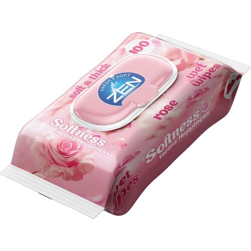 Zen Vlažne maramice Rose, 100 komada Slike