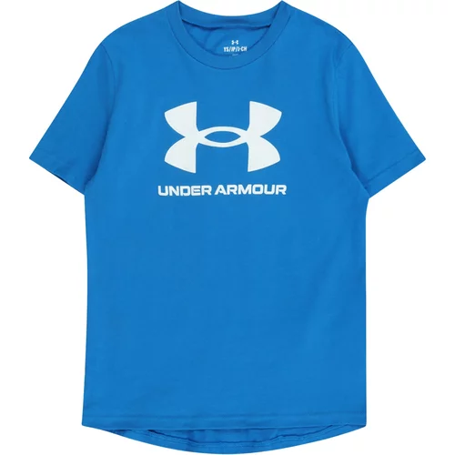 Under Armour Tehnička sportska majica plava / bijela