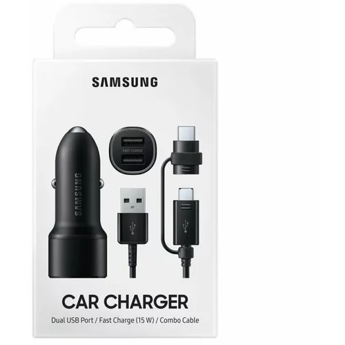 Samsung Car Charger Duo (Fast Charging Dual Port USB-A x2ea) black