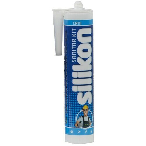  Sanitarni silikon (Crne boje, 300 ml) Slike