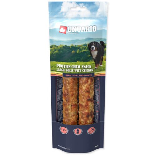 Ontario Dog posladek protein palčki - pi&scaron;čanec, 25,4 cm 2/1 Cene