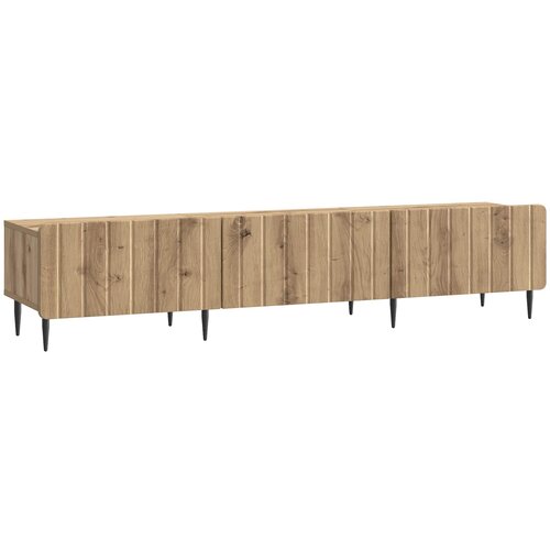 vidaXL TV ormar Hrast artisan 147 x 34 5 x 32 cm Konstruirano drvo - Hrast artisan Cene