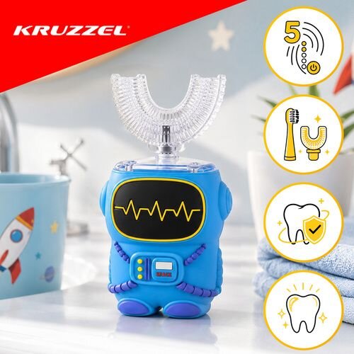 Kruzzel sonična četkica za zube za djecu robot Slike