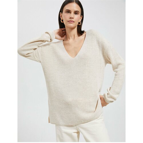Koton Oversized Sweater V-Neck Long Sleeve Cene