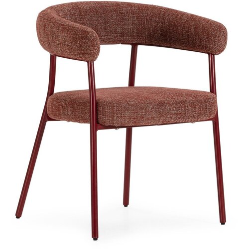 MOME Podstavljene blagovaonske stolice u setu s naslonima za ruke 2 kom boja terakote Yuri – Cijene