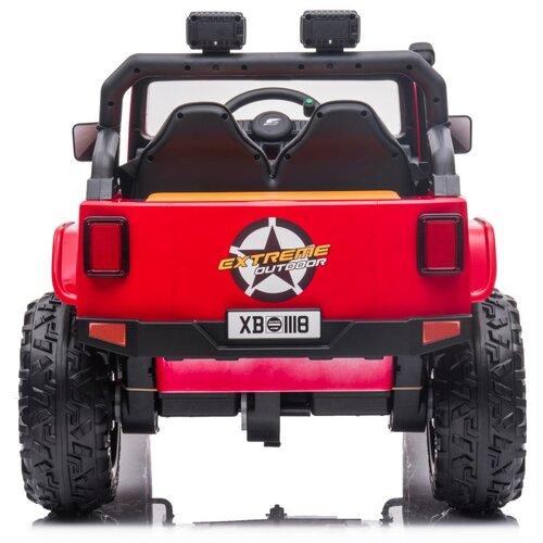  Auto na akumulator Jeep Monster XB - crveni Slike