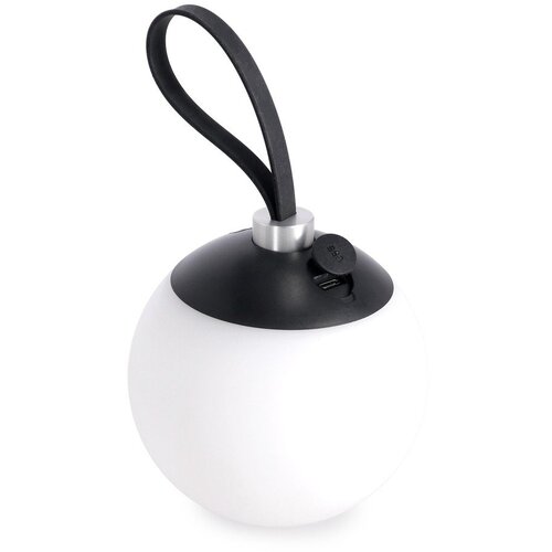 BIZZOTTO Črna aluminijasta LED zatemnitvena namizna svetilka s plastičnim senčilom (vi&amp;scaron;ina 40,5 cm) Balmony &amp;ndash; Slike