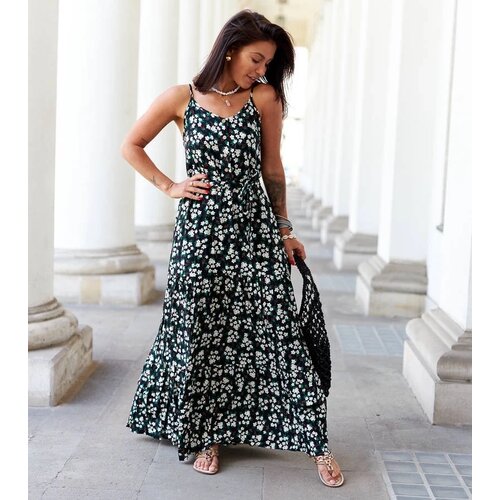 UR/CEO Black floral dress Camnago Slike