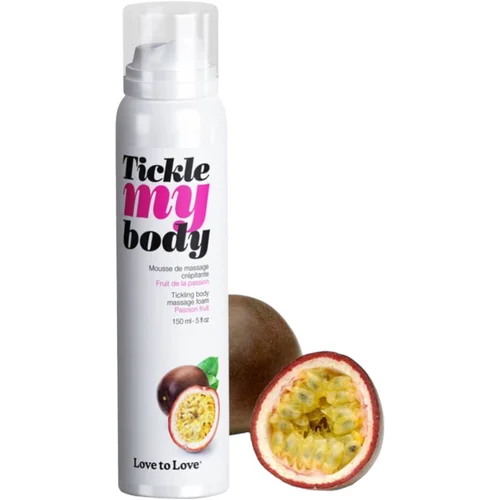 Tickle My Body Ščemenje mojega telesa - masažna pena - pasijonka (150ml)