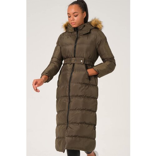 Dewberry Z6753 LADY COAT-KHAKI Cene