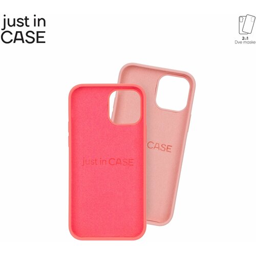 Just In Case 2u1 extra case mix plus paket pink za iphone 12 Slike