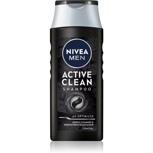 Nivea men active clean šampon za vse tipe las 250 ml za moške