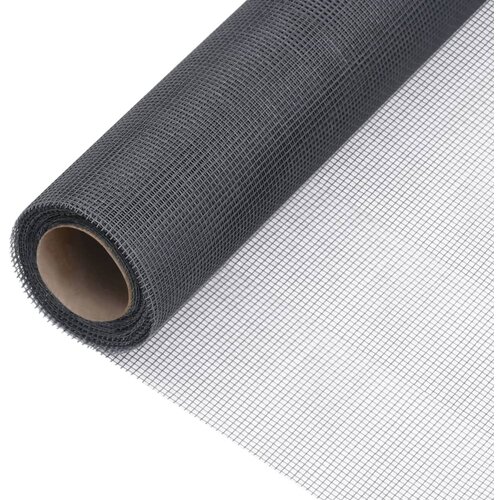  Mrežasti zaslon od stakloplastike 112 x 500 cm sivi Slike